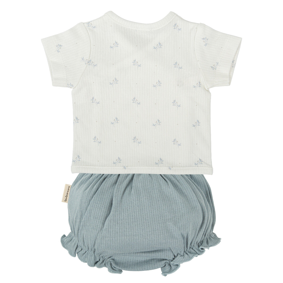 Conjunto Primera Puesta Jubón + Ranita Edén Azul - Bimbidreams