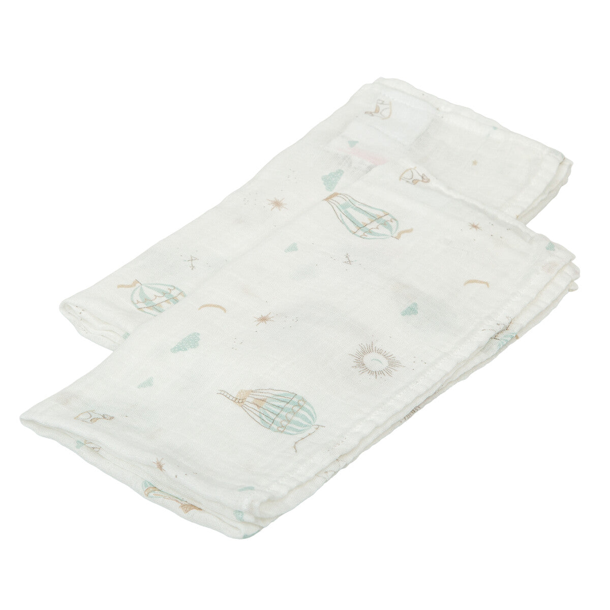 Gasas de Bambú pack 2 Blue Sky - Bimbidreams