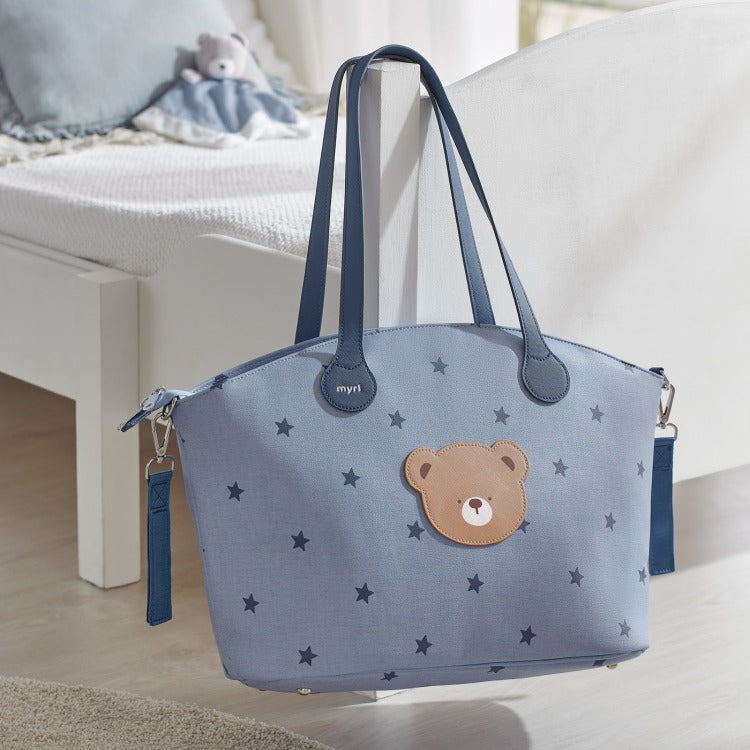 Bolso Maternal Estampado Estrellas Azul Mayoral – Mamá