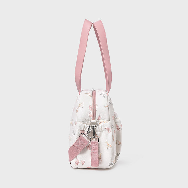 Bolso Maternal Mediano Estampado Orquídea - Mayoral