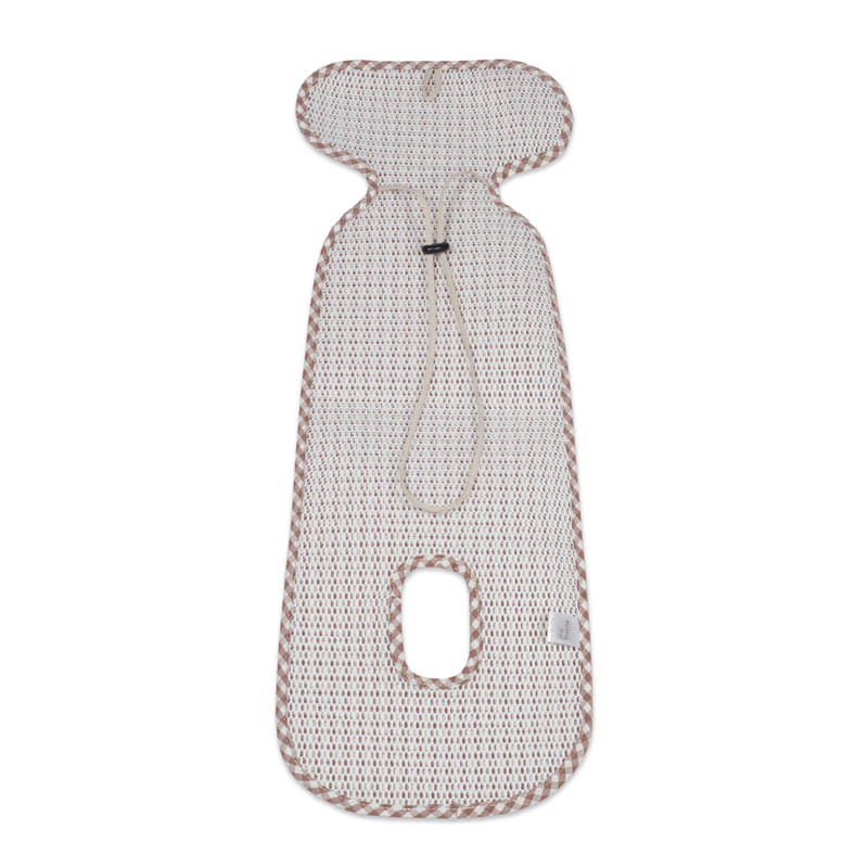 Colchoneta Auto Praliné Vichy Moka - Walking Mum