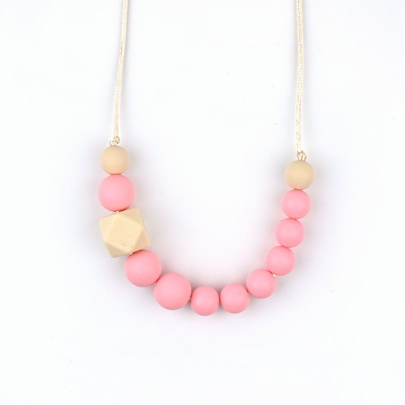 Collar de lactancia Basic Gema Rosa - Mi Pipo