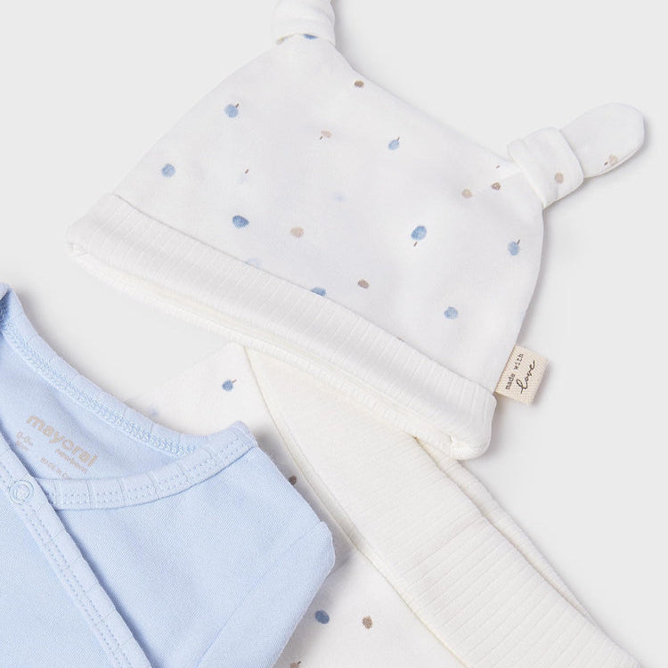 Conjunto Regalo 3 piezas Unisex Cielo - Mayoral