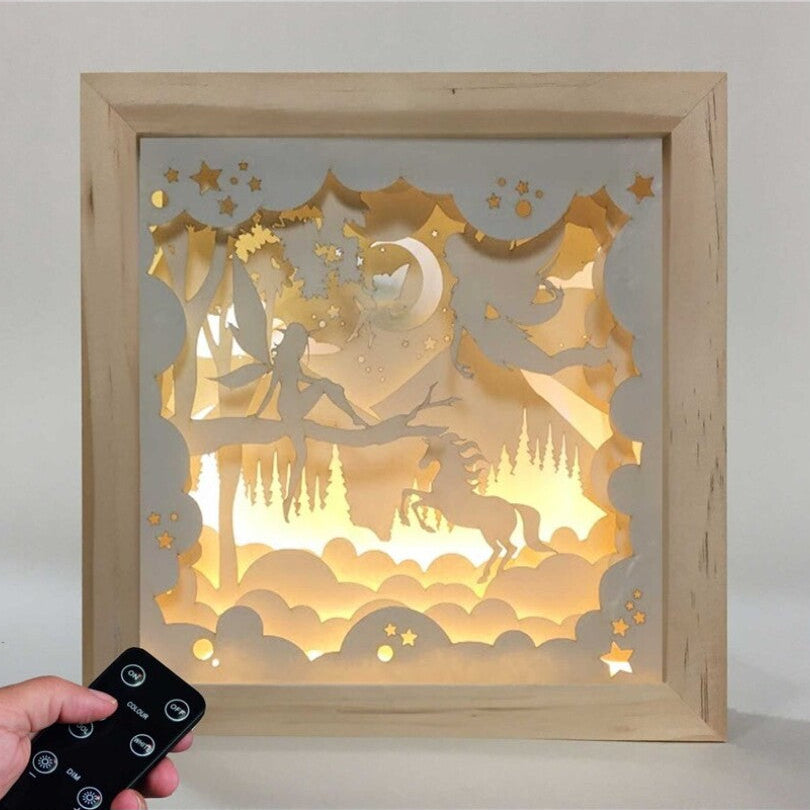 Lámpara Small Madera Hadas Mágicas - Cutout