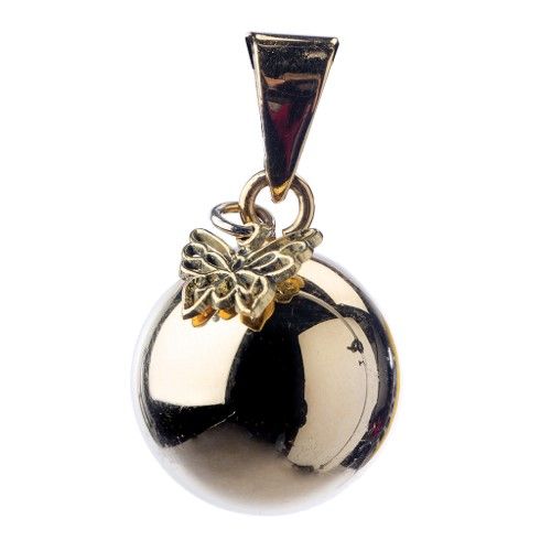Llamador de ángeles Bola Charm Mariposa Dorada - Babylonia