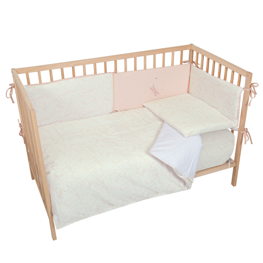 Protector Cuna 60/70 Dafne Rosa - BimbiDreams