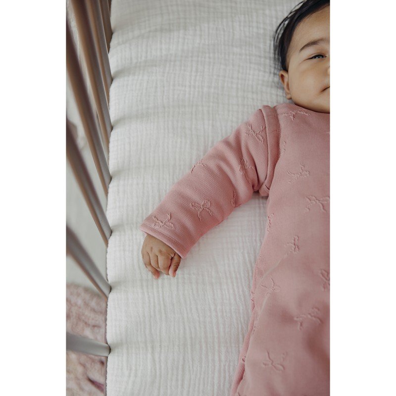 Saco de dormir con mangas 70 cm Me-Bow Rose – Meyco Baby
