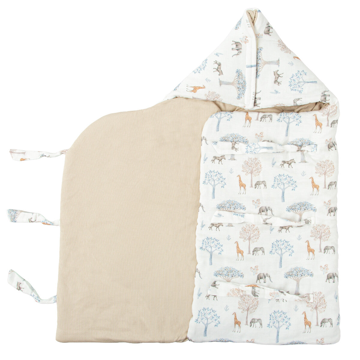 Saco arrullo capucha Tanzania - BimbiDreams