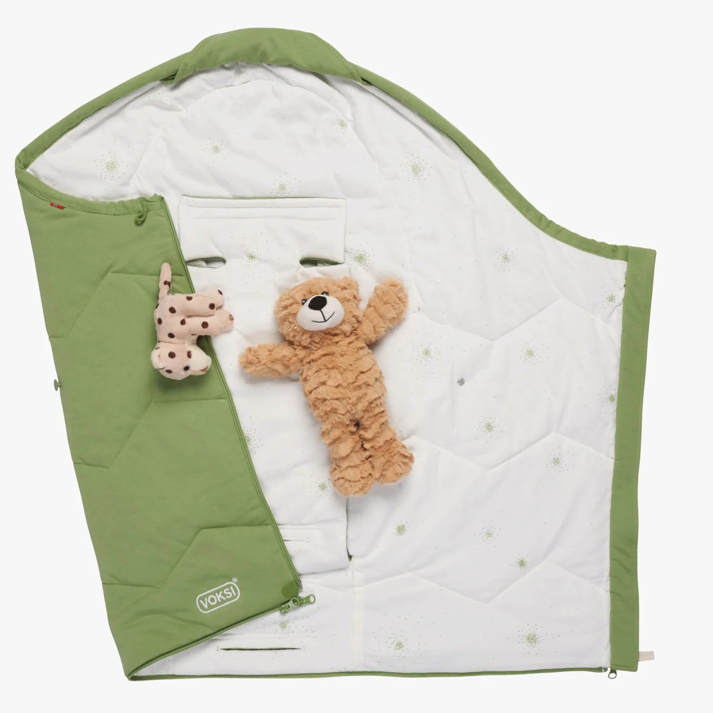 Saco capazo y silla Sky Light Apple Green - Voksi