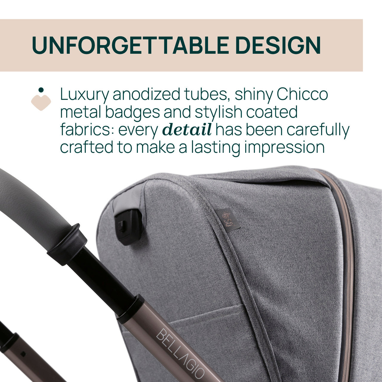 Chicco Bellagio 2.0 + Capazo Flexi - Lunar Rock