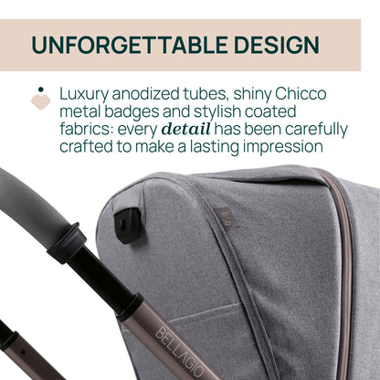 Chicco Bellagio 2.0 + Capazo Flexi - Lunar Rock