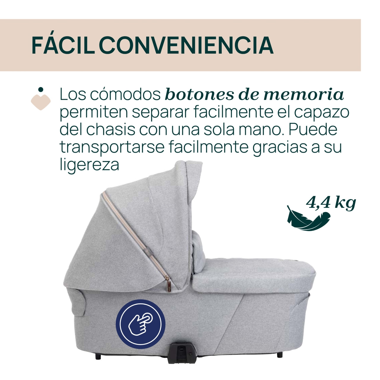 Chicco Bellagio 2.0 + Capazo Flexi - Lunar Rock