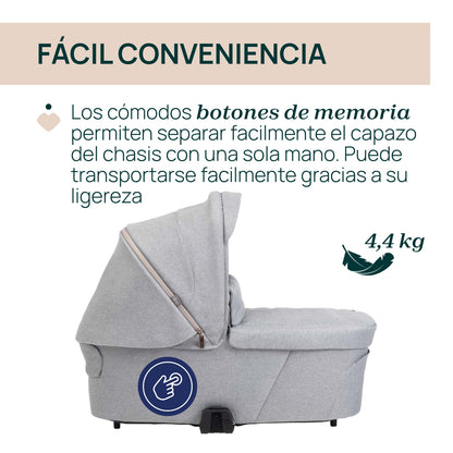 Chicco Bellagio 2.0 + Capazo Flexi - Lunar Rock