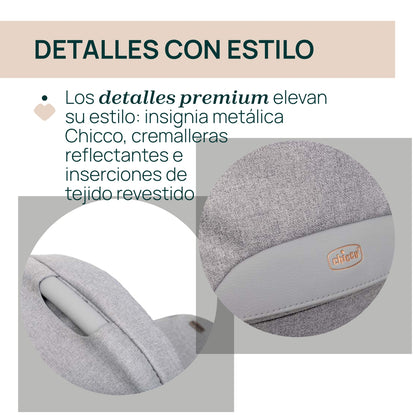 Chicco Bellagio 2.0 + Capazo Flexi - Lunar Rock
