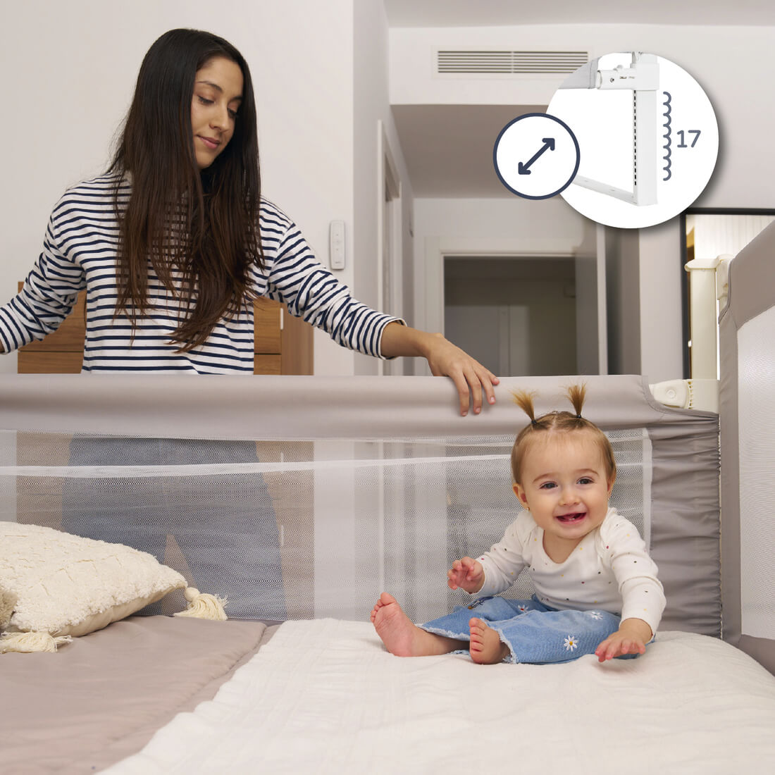 Barrera de cama 190cm Tall plus - Innovaciones Ms