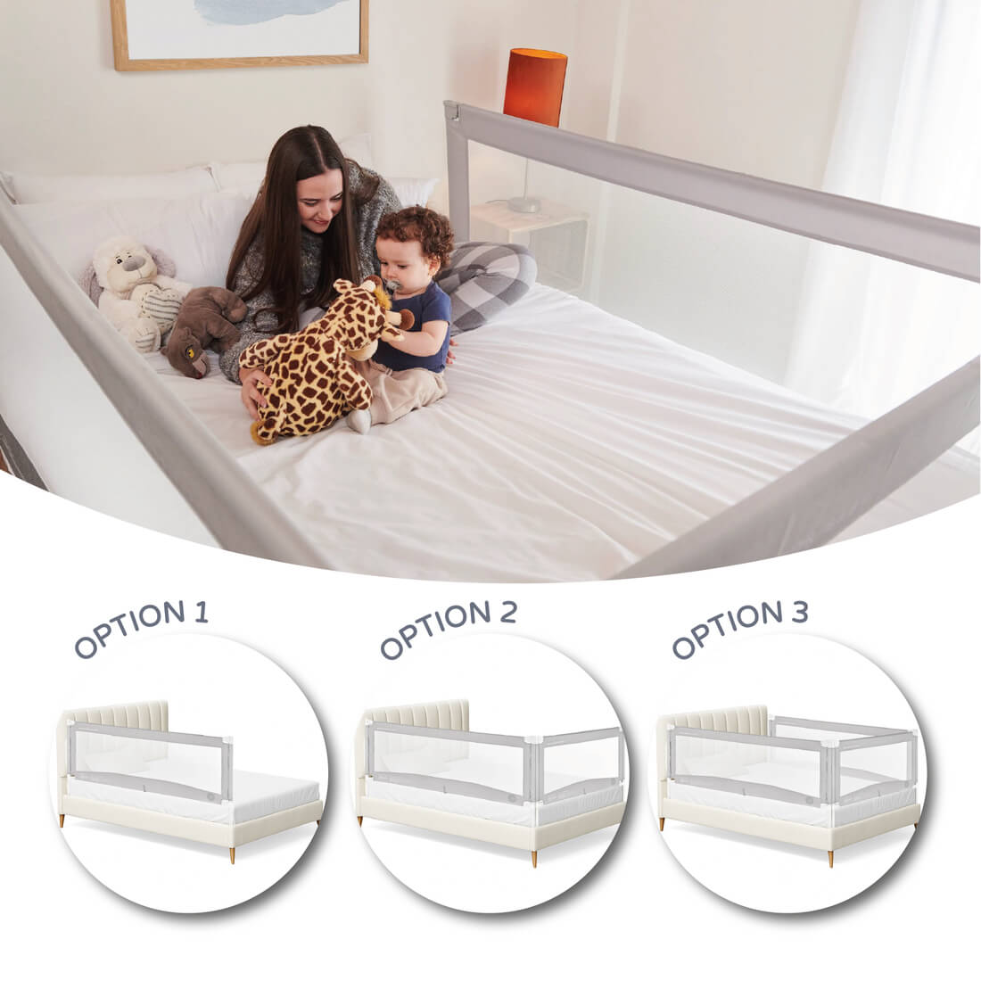 Barrera de cama 190cm Tall plus - Innovaciones Ms