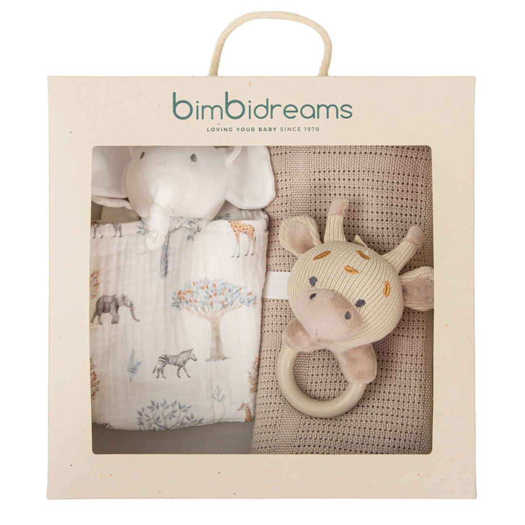 Set de Regalo Manta + Juguetes Tanzania - Bimbidreams