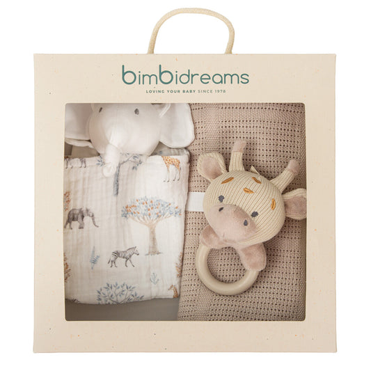 Set de Regalo Manta + Juguetes Tanzania - Bimbidreams