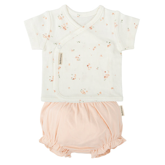 Conjunto Primera Puesta Jubón + Ranita Monet Rosa - Bimbidreams
