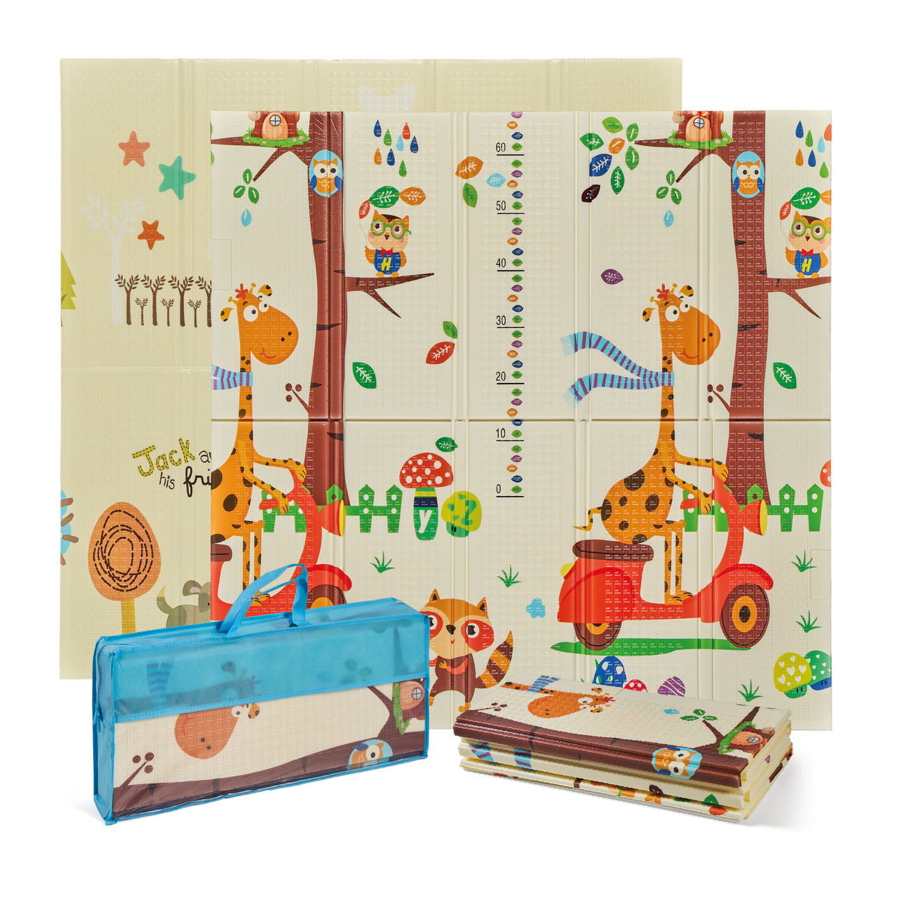 Alfombra de juegos reversible Trendy 120x120 Jirafa - Innovaciones Ms