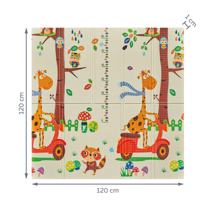 Alfombra de juegos reversible Trendy 120x120 Jirafa - Innovaciones Ms