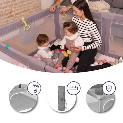 Parque de Juegos Bebé L 120x120 - Innovaciones Ms