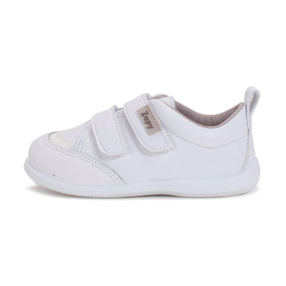 Deportiva Doble Velcro Blanco - Zapyflex