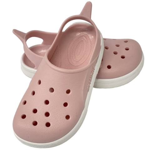 Zueco infantil barefoot Cloggy Pink/White - Boatilus