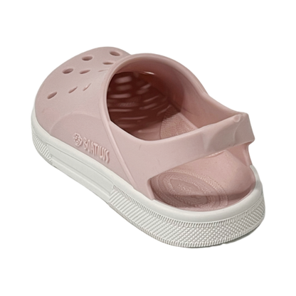 Zueco infantil barefoot Cloggy Pink/White - Boatilus