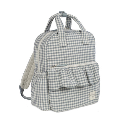 Mochila Praliné Vichy Matcha – Walking Mum