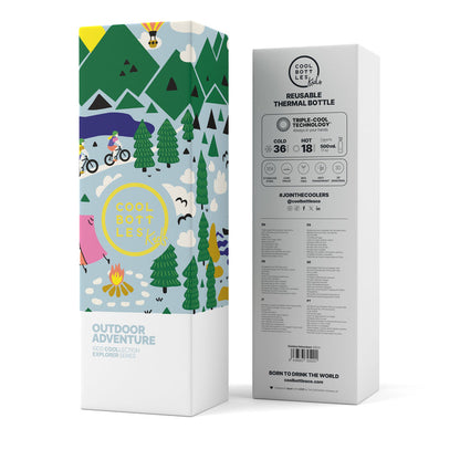 Botella térmica 500ml Kids Outdoor Adventure - Cool Bottles