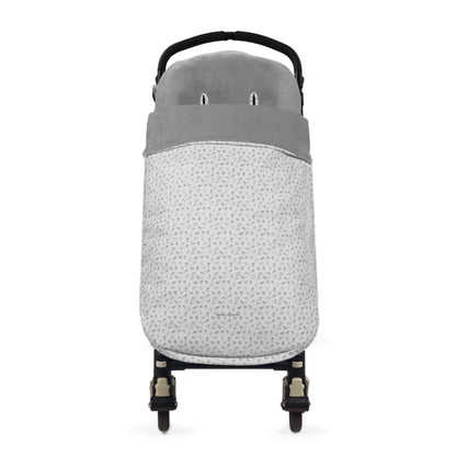 Saco silla invierno Little Bloom Flores Gris – Pasito a pasito