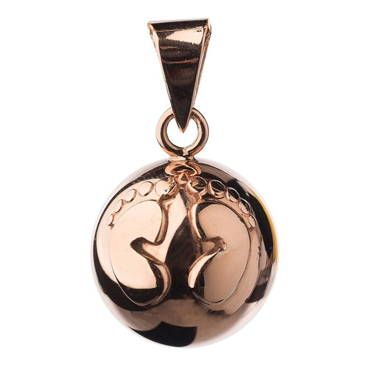 Llamador de ángeles Bola Pies Oro Rosa - Babylonia