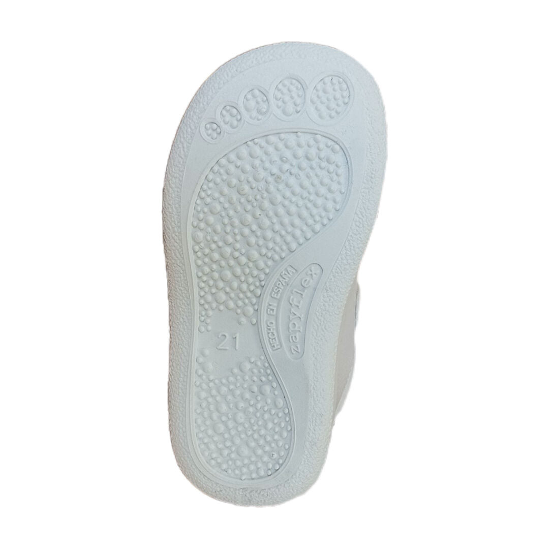 Deportiva Doble Velcro Blanco - Zapyflex