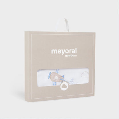 Arrullo de bebé Blanco Azul - Mayoral