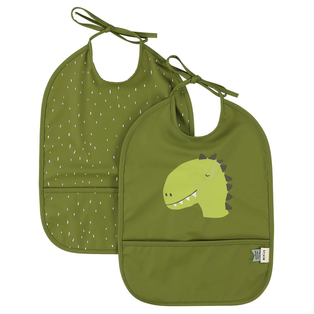 Babero Impermeable pack 2 Dino - Trixie