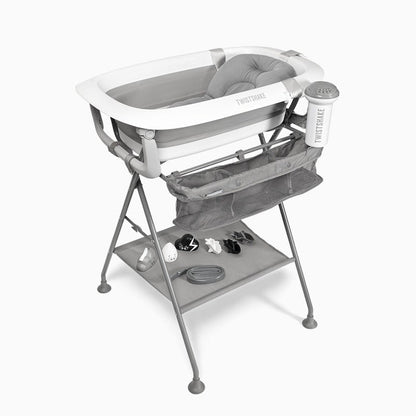 Bañera plegable + soporte Gris - Twistshake