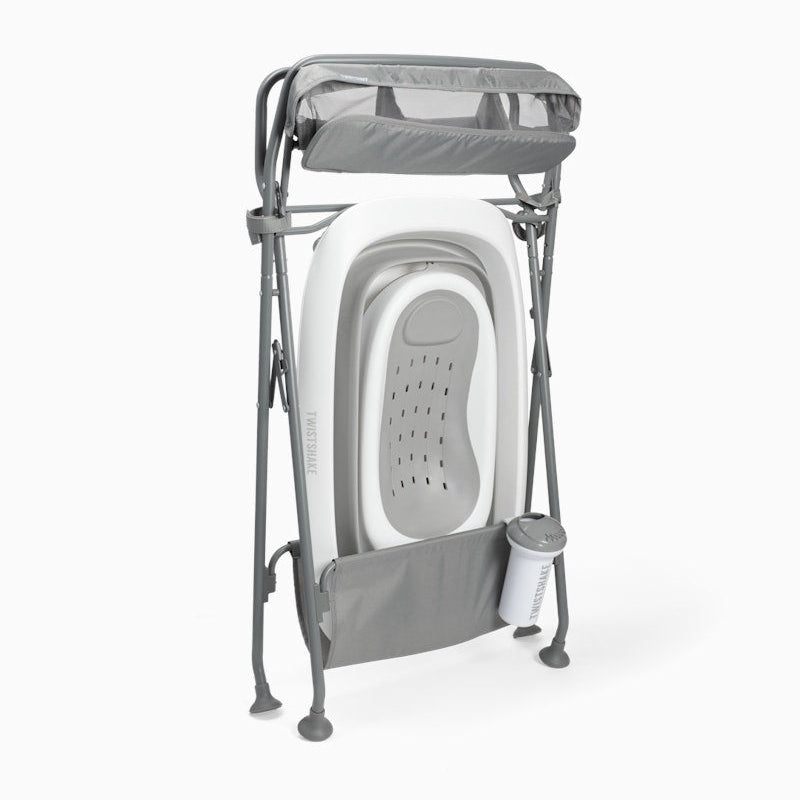 Bañera plegable + soporte Gris - Twistshake