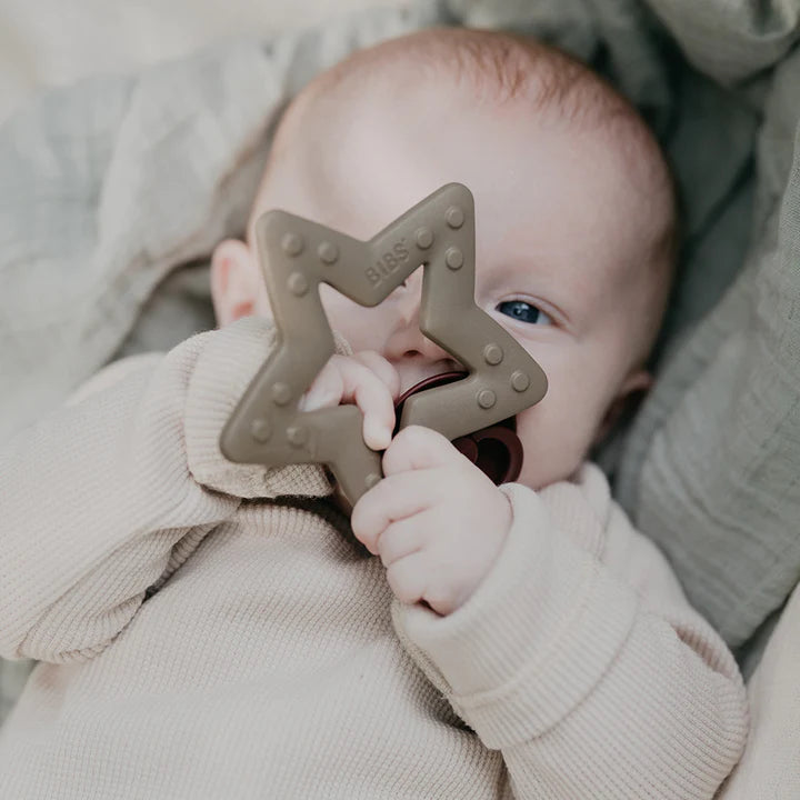 Mordedor Baby Bite Estrella Ivory - Bibs