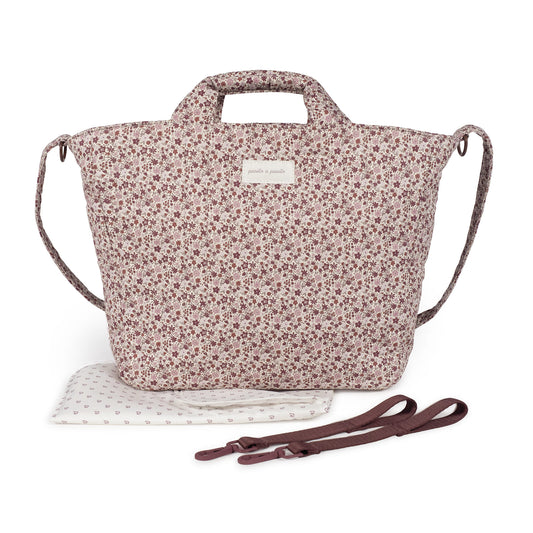 Bolsa Canastilla Cherry Flores – Pasito a pasito