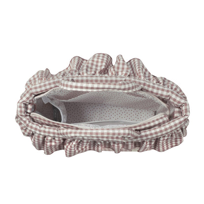Bolsa Canastilla Praliné Vichy Moka – Walking Mum
