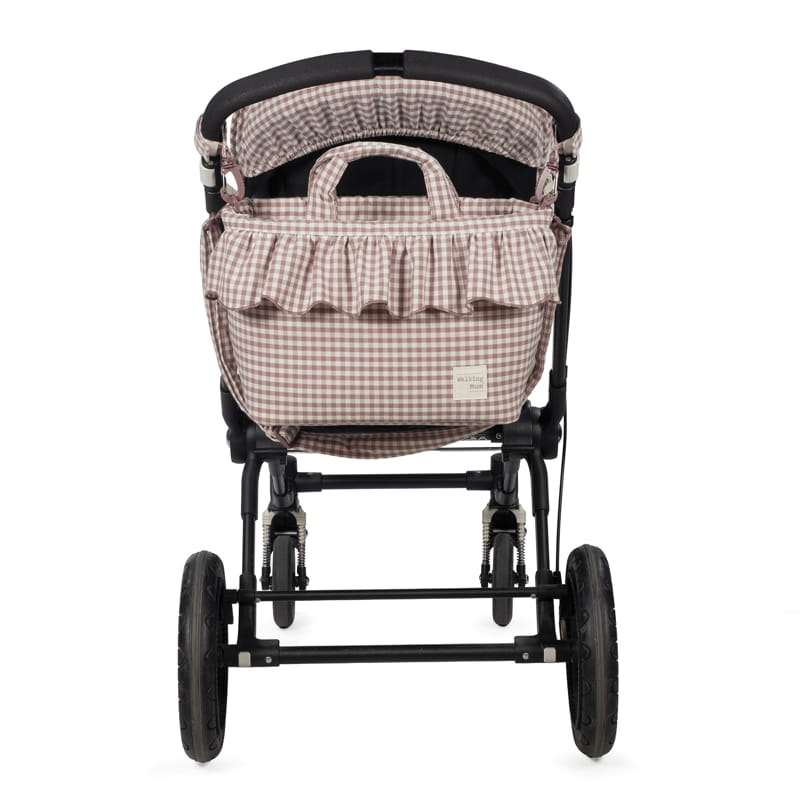 Bolsa Canastilla Praliné Vichy Moka – Walking Mum