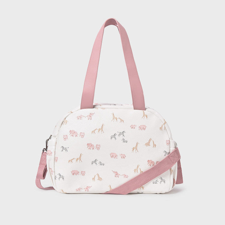 Bolso Maternal Mediano Estampado Orquídea - Mayoral