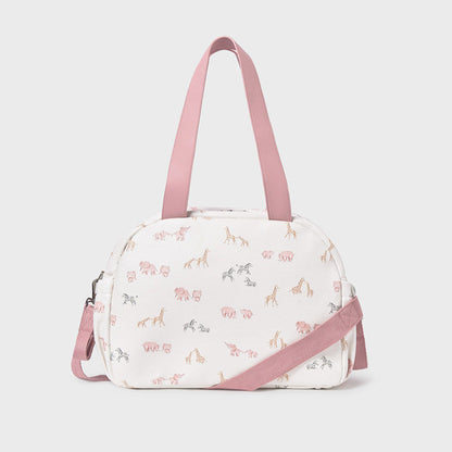 Bolso Maternal Mediano Estampado Orquídea - Mayoral