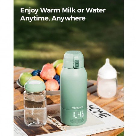 Calentador portátil leche materna y agua Verde - Momcozy