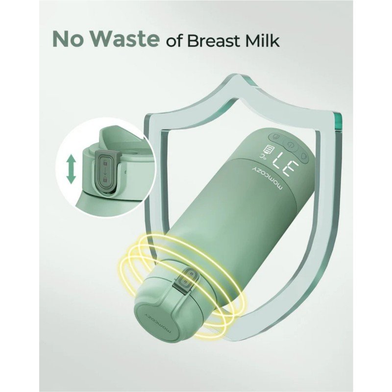 Calentador portátil leche materna y agua Verde - Momcozy