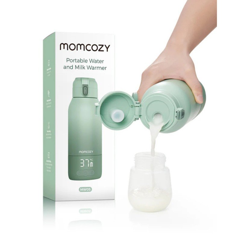 Calentador portátil leche materna y agua Verde - Momcozy