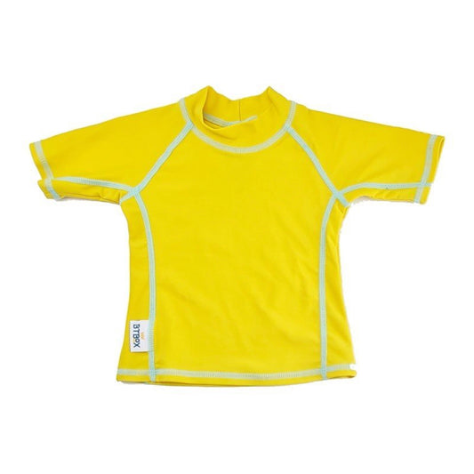 Camiseta baño UPF 50+ Lunares mostaza - BTBOX