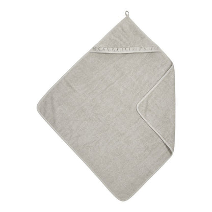 Capa de baño bebé con volante Terry Greige - Meyco Baby