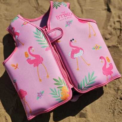 Chaleco flotador Flamingos 2026 - BTBOX